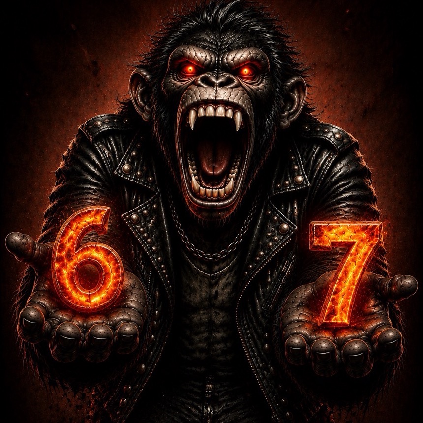 Crazy Monkey 67 key art