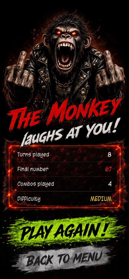 Result screen after being outplayed